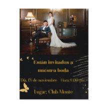 invitacion elegante bodas