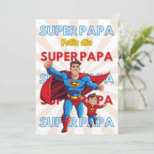 INVITACION FELIZ DIA SUPER PAPA 招待状 (スタンド正面)