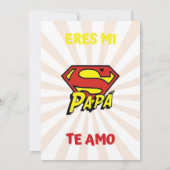 INVITACION FELIZ DIA SUPER PAPA 招待状 (裏面)