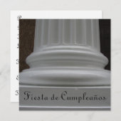 Invitación - Fiesta de Cumpleanoss 招待状 (正面/裏面)