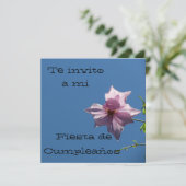 Invitación - Fiesta de Cumpleanoss - Azul yローザ 招待状 (スタンド正面)