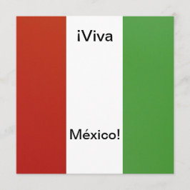 Invitación - Fiesta de Cumpleanoss - ¡ Viva México 招待状