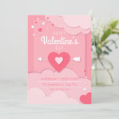 Invitación Fiesta El día de San Valentín Corazones シーズンカード (スタンド正面)