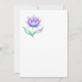 Invitacion flor multicolor 招待状 (正面)