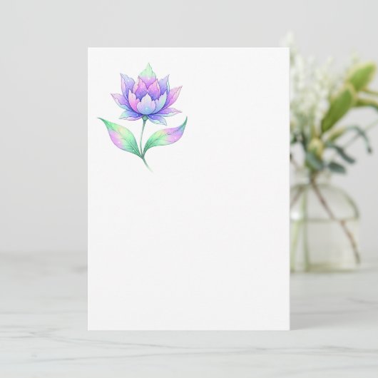 Invitacion flor multicolor 招待状 (スタンド正面)