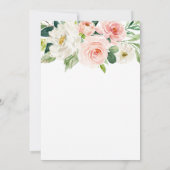 Invitación Floral modern brunch and bubbly invitat 招待状 (裏面)