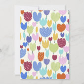 Invitación flores 招待状 (裏面)