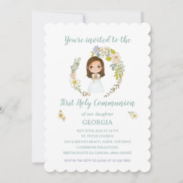 Invitación GEORGIA Primera Comunión 招待状