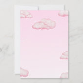 Invitacion Girl Angel Baptism and First Birthday 招待状 (裏面)