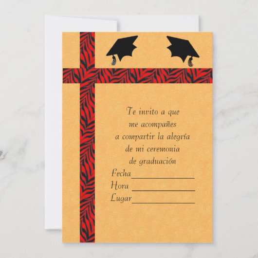 Invitacion Graduacion 1 招待状 (正面)