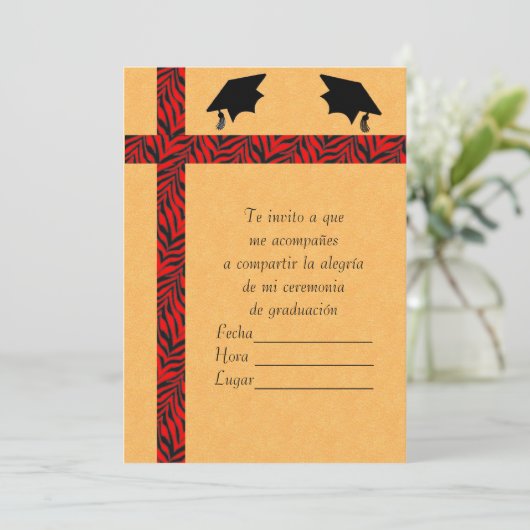 Invitacion Graduacion 1 招待状 (スタンド正面)