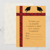 Invitacion Graduacion 1 招待状 (正面/裏面)