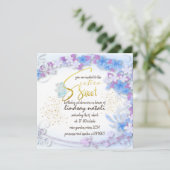 Invitación Invitation de cumpleaños dieciséis per 招待状 (スタンド正面)