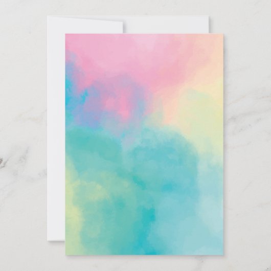 Invitación Let's get cool in the Pool birthday inv 招待状 (裏面)