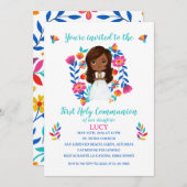 Invitación LUCY Primera Comunión 招待状 (正面/裏面)