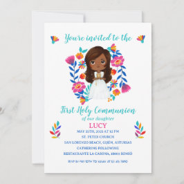 Invitación LUCY Primera Comunión 招待状