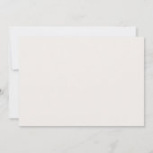 Invitación Minimalist "ONE" First Birthday Photo G 招待状 (裏面)