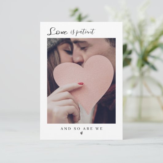  Invitación Minimalista moderna emitida 招待状 (スタンド正面)