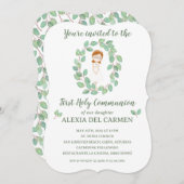 Invitación modelo Alexia Primera Comunión 招待状 (正面/裏面)