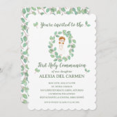 Invitación modelo Alexia Primera Comunión 招待状 (正面/裏面)
