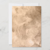 Invitación Modern Boho Floral Brunch Invitation 招待状 (裏面)