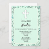INVITACION NEUTRAL PARA EVENTO RELIGIOSO 招待状 (正面/裏面)