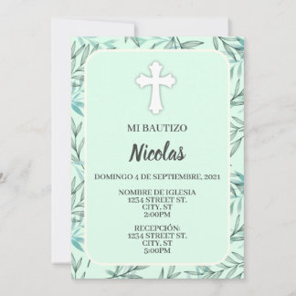INVITACION NEUTRAL PARA EVENTO RELIGIOSO 招待状