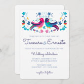 Invitación para boda mexicana 招待状 (正面/裏面)