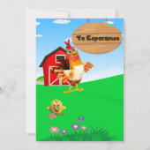 INVITACION PARA NIÑO "Bartolito' 招待状 (裏面)