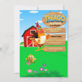 INVITACION PARA NIÑO "Bartolito' 招待状