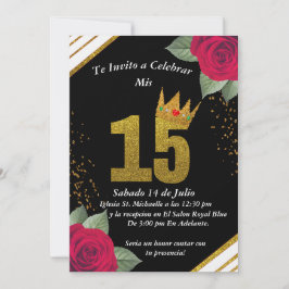 Invitacion para quinceañera  招待状