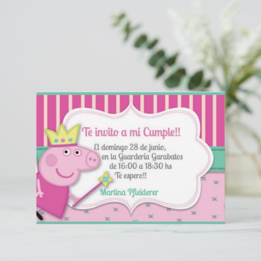 Invitacíon Pepa 招待状 (スタンド正面)