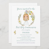 Invitación PHOEBE Primera Comunión 招待状 (正面/裏面)