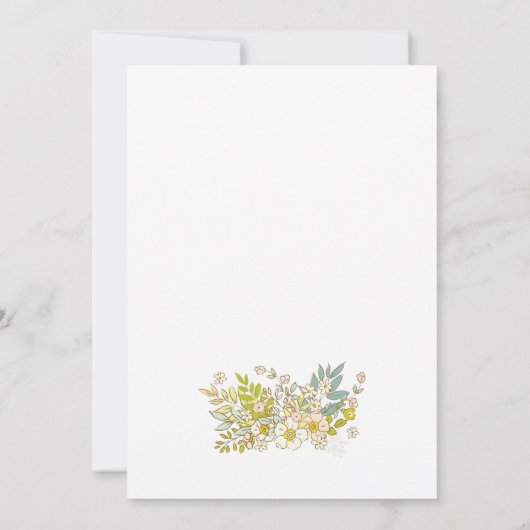 Invitación PHOEBE Primera Comunión 招待状 (裏面)