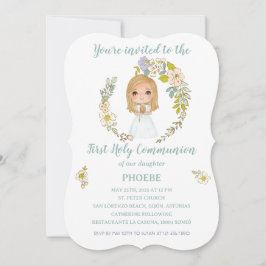 Invitación PHOEBE Primera Comunión 招待状