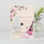 Invitación Pink de Charro Mariachi en Oro  招待状 (スタンド正面)