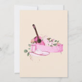 Invitación Pink de Charro Mariachi en Oro  招待状 (裏面)