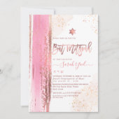 Invitación PixDezines Modern Abstract Tallit Bat M 招待状 (正面)