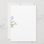 Invitación plana, Tamaño: 5" x 7", Papel: Mate, So 招待状 (裏面)