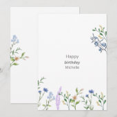 Invitación plana, Tamaño: 5" x 7", Papel: Mate, So 招待状 (正面/裏面)