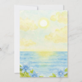 Invitación Playa pintada  招待状