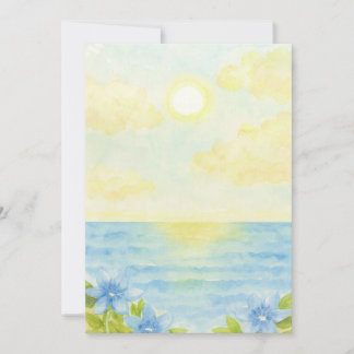 Invitación Playa pintada  招待状