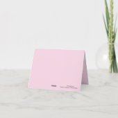 Invitación plegable quinceañera mariposas 招待状 (裏面)