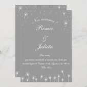 invitación pre-boda diente de león 招待状 (正面/裏面)