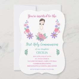 Invitación Primera Comunión CECILIA 招待状