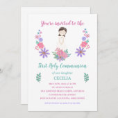 Invitación Primera Comunión CECILIA 招待状 (正面/裏面)