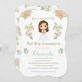 Invitación Primera Comunión DANIELA 招待状 (正面/裏面)
