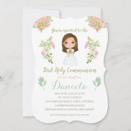 Invitación Primera Comunión DANIELA 招待状
