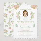 Invitación Primera Comunión DANIELA 招待状 (正面/裏面)