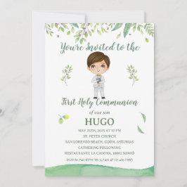 Invitación Primera Comunión HUGO 招待状